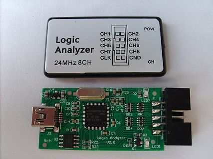 Logic Analyzer Modul und Gehäuse