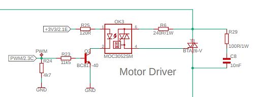 Schaltplan eines Motor-Treibers