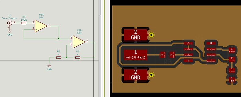 Vergleich von Schaltplan und PCB-Layout