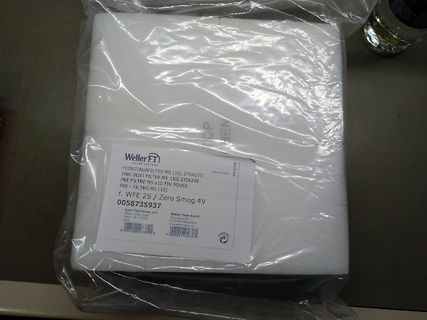 Weller Feinstaubfilter in Plastikverpackung
