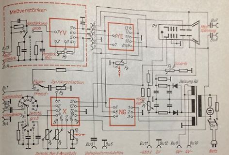 Schaltplan einer elektronischen Schaltung