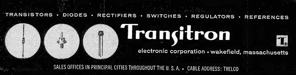 Werbebanner der Transitron Electronic Corporation
