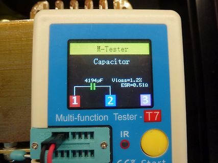 Multi-function Tester T7 mit Kondensatormessung