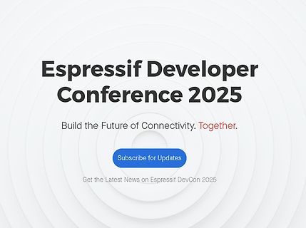 Banner der Espressif Developer Conference 2025