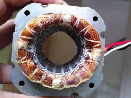 Drahtgewickelter Ringtransformator oder Spule