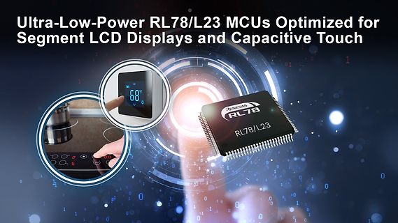 Werbebanner für Renesas RL78/L23 MCUs