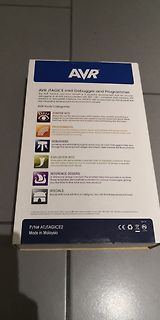 Verpackung eines AVR JTAGICE mkII Debuggers und Programmers