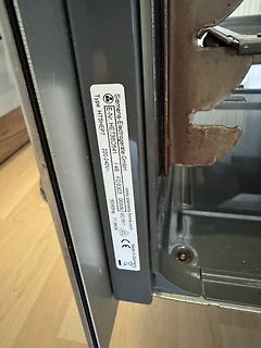 Typenschild eines Siemens Elektrogeräts