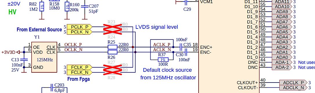 Ausschnitt eines elektronischen Schaltplans