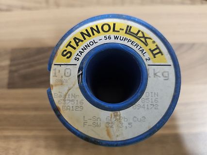 Spule aus Lötdraht