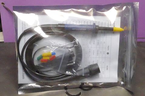 Messspitze in Plastikverpackung