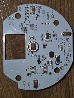 Leiterplatte mit LEDs und Sensormodul
