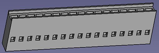 3D-CAD-Modell eines Gehäuses oder Bauteils