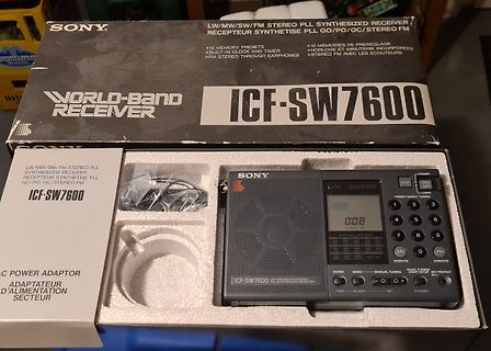 Sony ICF-SW7600 Weltbandempfänger in Originalverpackung