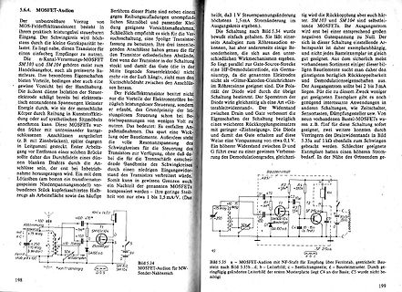 Text und Schaltplan eines MOSFET-Audio-Verstärkers