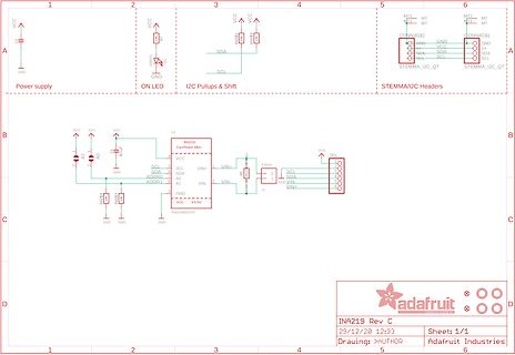 Schaltplan eines INA219 Strommessmoduls