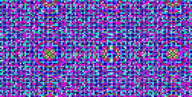 Abstraktes Muster aus bunten Pixeln