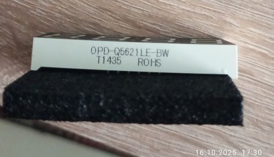 Beschriftung eines Bauteils