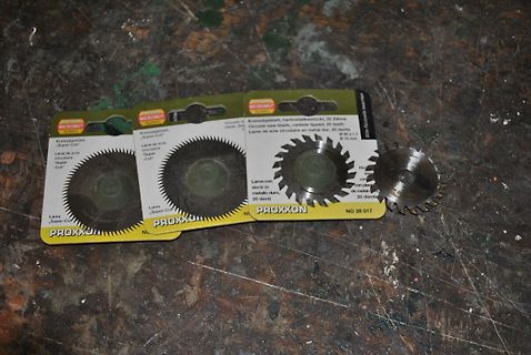 Verpackung von Proxxon Kreissägeblättern