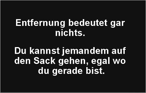 Text auf schwarzem Hintergrund
