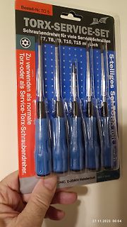 Torx-Service-Set Schraubendreher