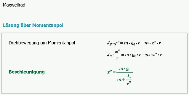 Mathematische Herleitung der Beschleunigung bei Drehbewegung