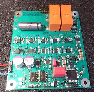 Leiterplatte mit elektronischen Bauteilen