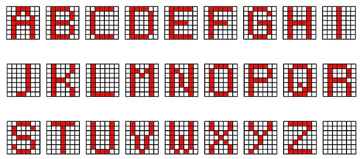 Pixelart Alphabet