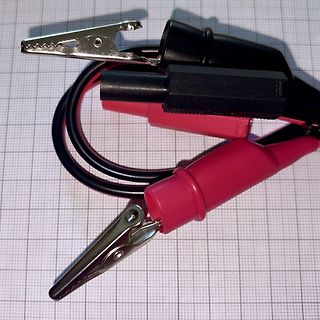 Messkabel mit Krokodilklemmen