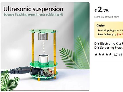 Ultrasonic suspension Science Teaching Kit