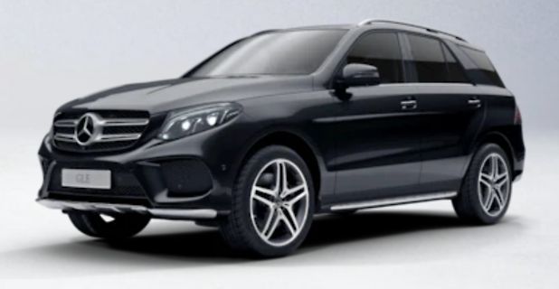Schwarzer Mercedes GLE SUV