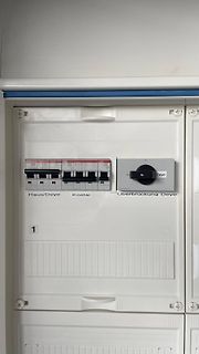 Sicherungskasten mit Beschriftungen