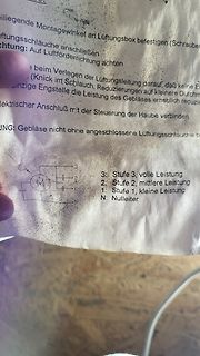 Ausschnitt einer Bedienungsanleitung mit Schaltplan