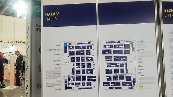 Messeplan der Halle V