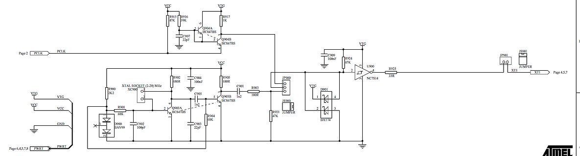 Schaltplan eines elektronischen Geräts