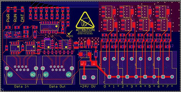 PCB-Layout einer Leiterplatte