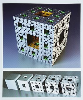 Menger-Schwamm Fraktale Modelle