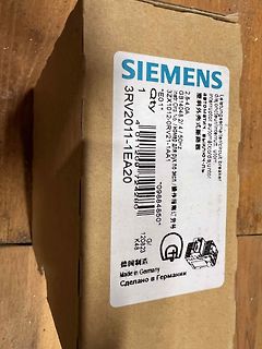 Etikett eines Siemens Leistungsschalters