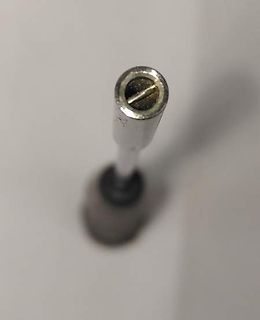 Nahaufnahme eines Schraubendrehers oder Werkzeugs
