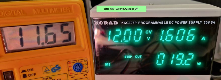 Digitalmultimeter und programmierbares Netzteil