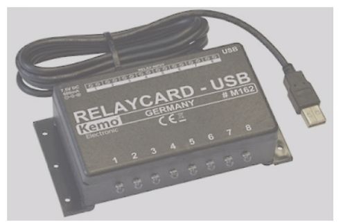 Relaycard USB von Kemo Electronic