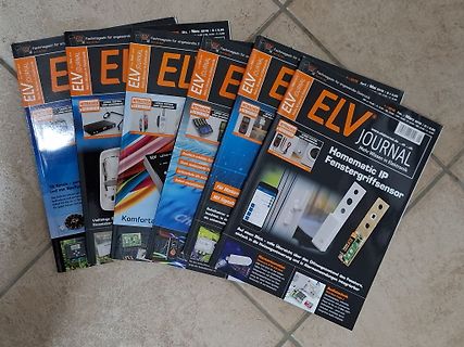 Stapel ELV Journal Fachmagazine