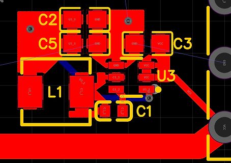 PCB-Layout einer Leiterplatte