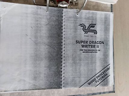 Handbuch Super Dragon Writer II für Dragon 32/64