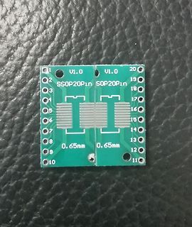 Leiterplatte für SSOP20 Gehäuse