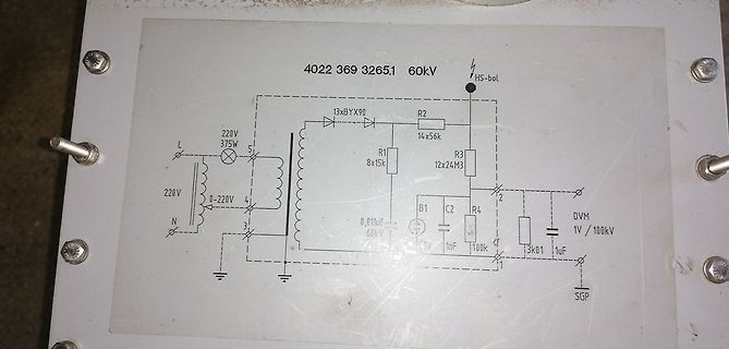 Foto eines gedruckten Schaltplans
