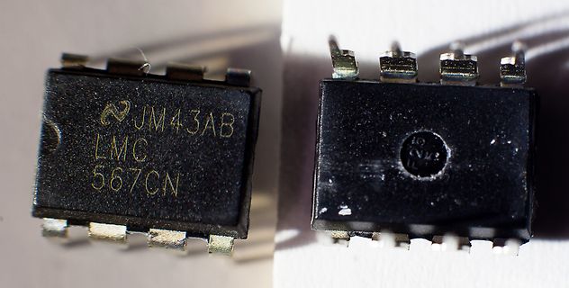 Zwei integrierte Schaltkreise (ICs)