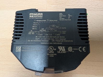 Beschriftung eines Murr Elektronik Moduls
