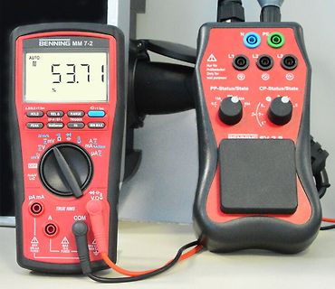 Digitalmultimeter und Benning Prüfgerät