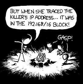 Comic über private IP-Adressen